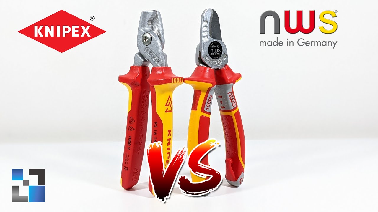 🇩🇪 COMPARATIVO ALICATE DE CORTE DE CABOS - KNIPEX vs NWS!