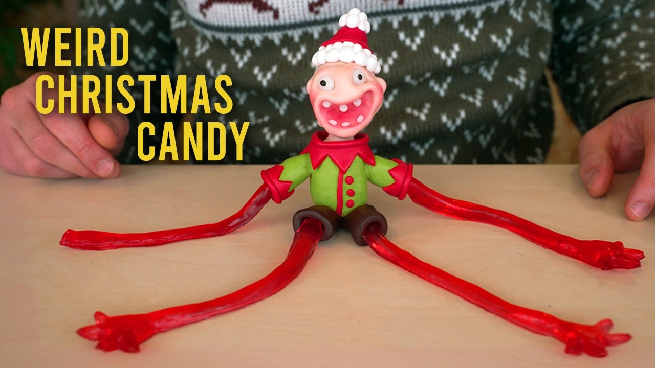 Trying Christmas Candy From Other Dimensions