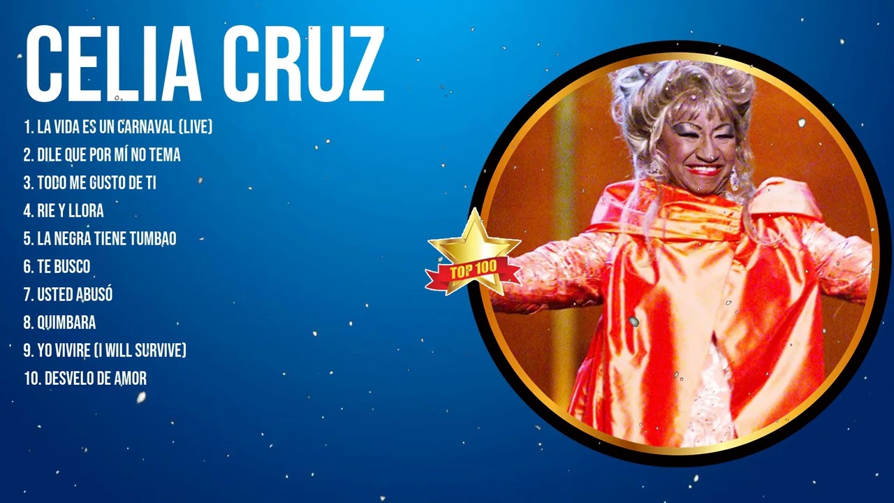 The Best  Latin Songs Playlist of Celia Cruz ~ Greatest Hits Of Full Album