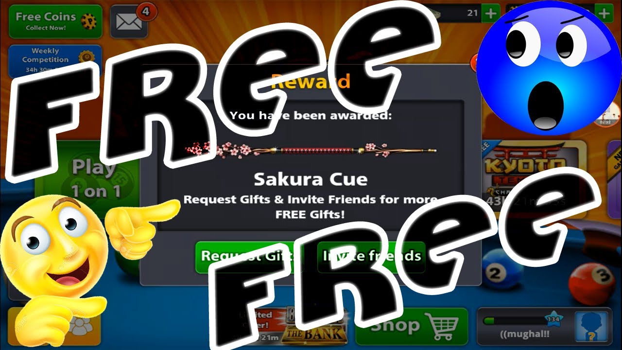 😍 Best Free Cue Ever In The History | 8 Ball Pool 😍