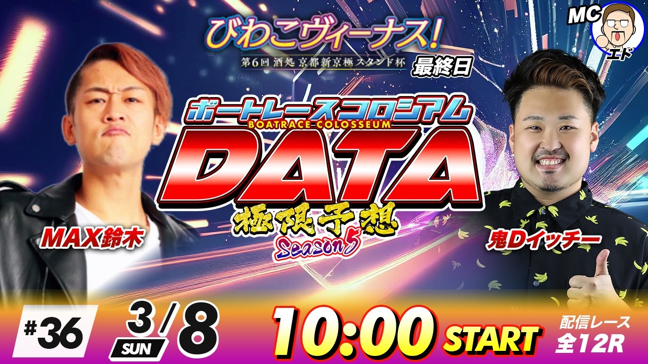 ボートレースコロシアムDATA | 鬼DイッチーVS MAX鈴木| 極限予想season5 #36