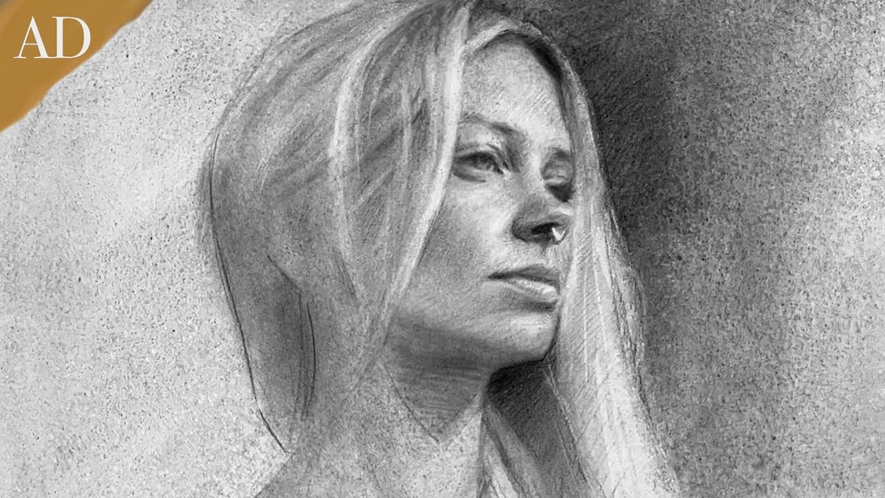 Unlocking SIMPLICITY expressive realistic charcoal portraits