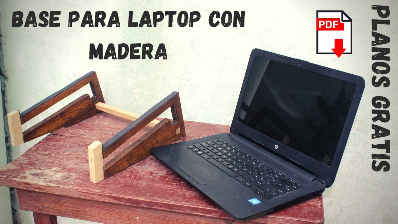 Como hacer base para LAPTOP o TABLET / How to make a base for LAPTOP or TABLET
