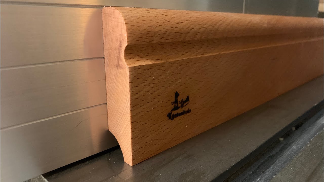 Fußleisten aus Buche ...