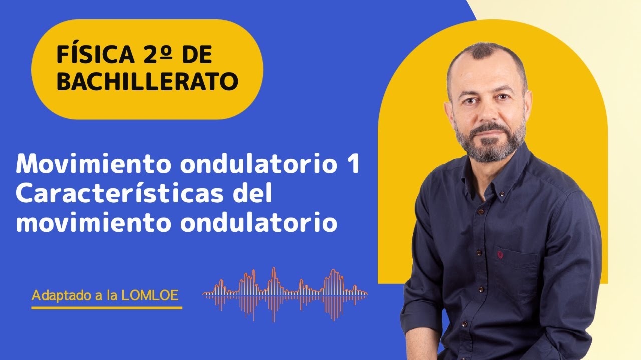 Movimiento ondulatorio 1. Tipos de ondas y características. Física 2 bachillerato