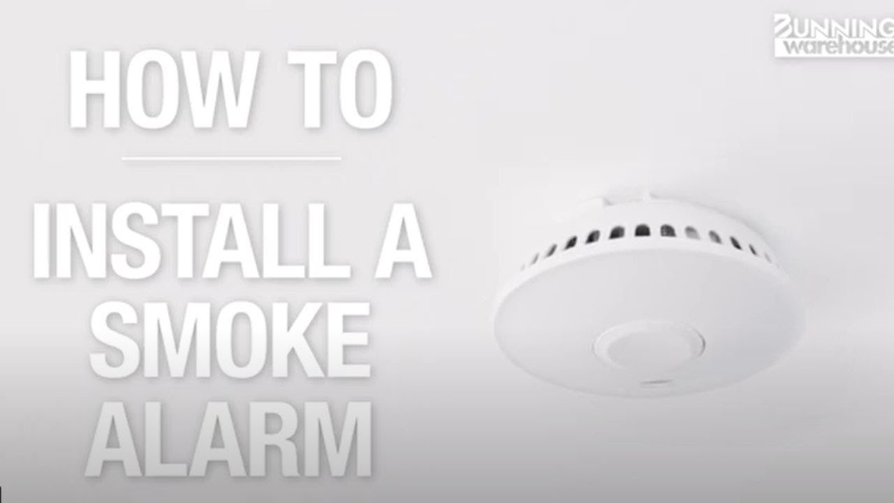 How to Install a Smoke Alarm - Bunnings Warehouse