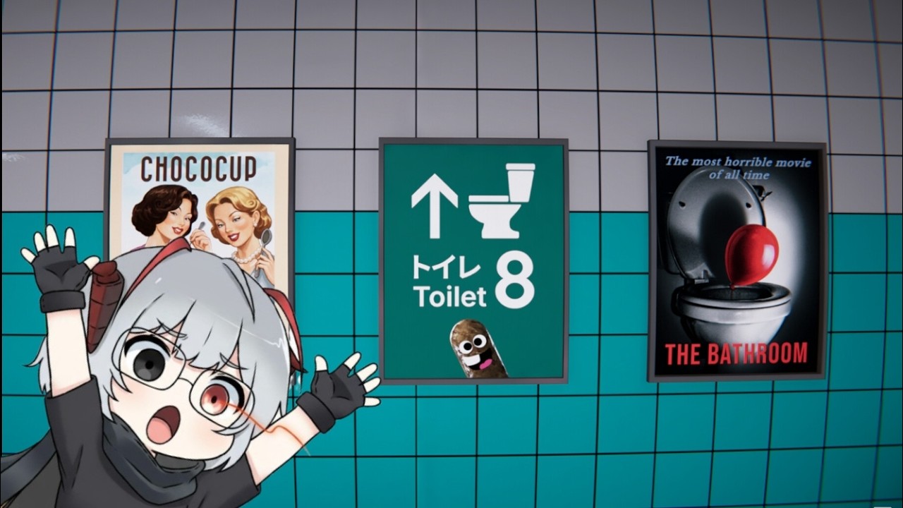 AKU MENCARI ANOMALY DI TOILET - TOILET 8