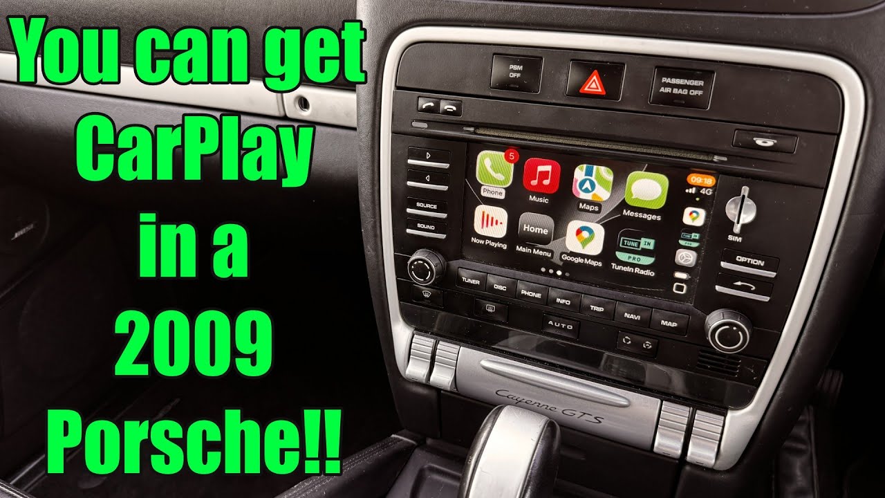 Добавьте CarPlay и Android Auto в блок управления двигателем Porsche.