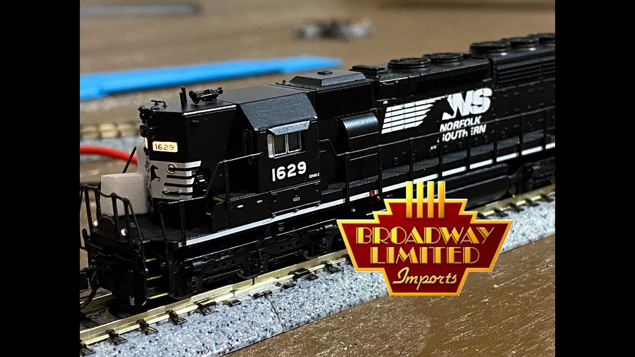 Will it run? N Scale Broadway Limited SD40-2 - Norfolk Southern  High Hood - Trains with Shane Ep53