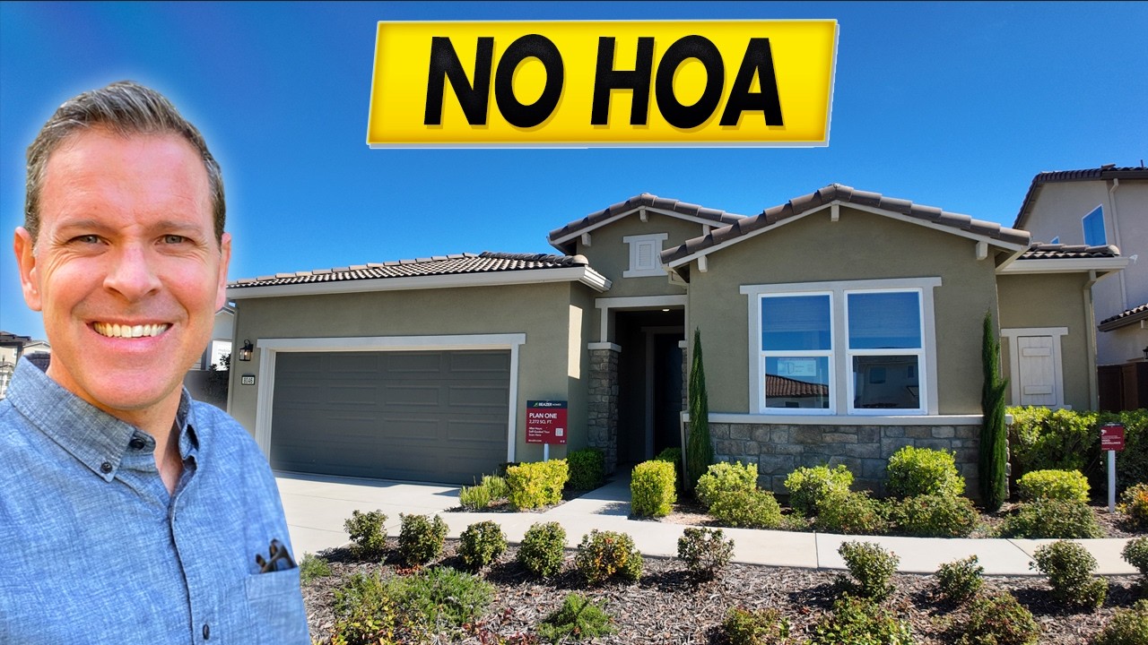 Новые одноэтажные дома в Элк-Гроув, Калифорния, от компании Beazer 🏡 Без платы за обслуживание те...