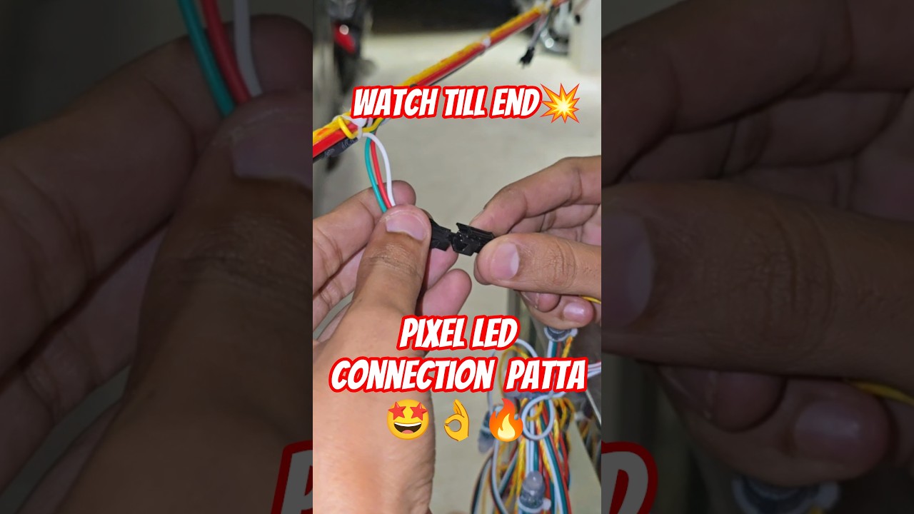 Pixel led Connection Patta || Pixel Led Manufacturer | Pixel Led Decoration #tled #led #light #pixel