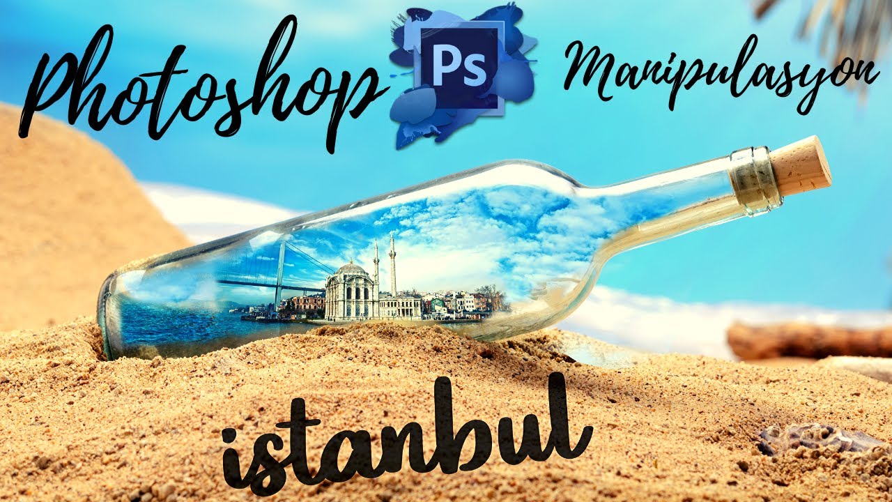 Photoshop Basit Bir Şişe Manipülasyonu | İstanbul