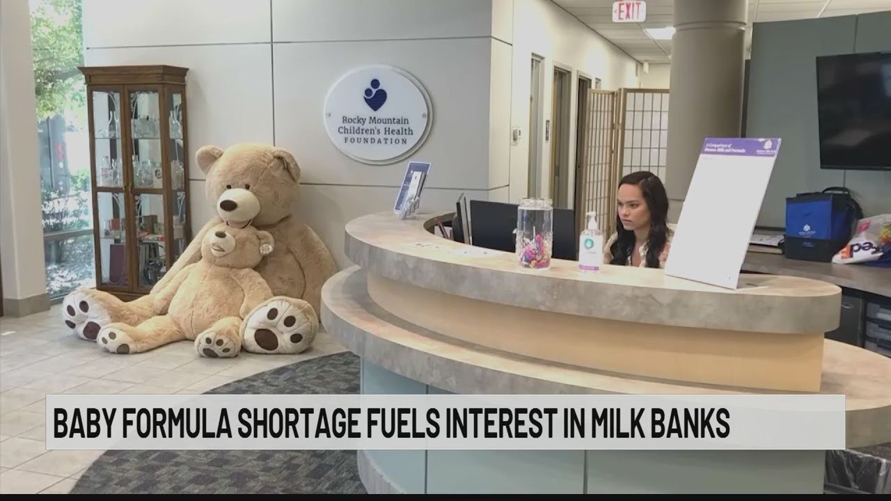 Baby formula shortages fuels interest in milk banks