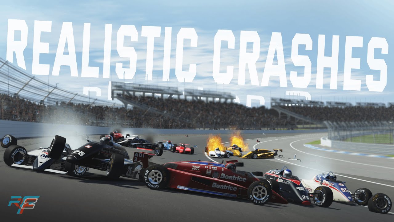 REALISTIC CRASHES in rFactor 2 | The BEST OF sending it in the wall ! #rfactor2