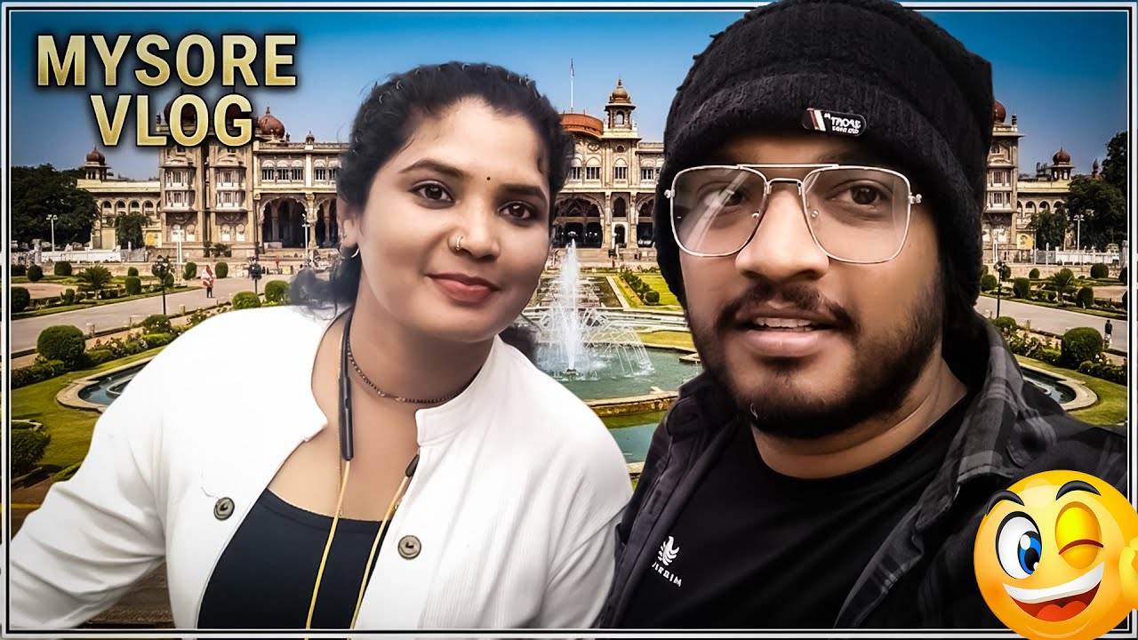 Mysore Vlog ❤️ | Royal Palace, Street Food & Love | Couple Travel Vlog MALL OF MYSORE WITH YUVA