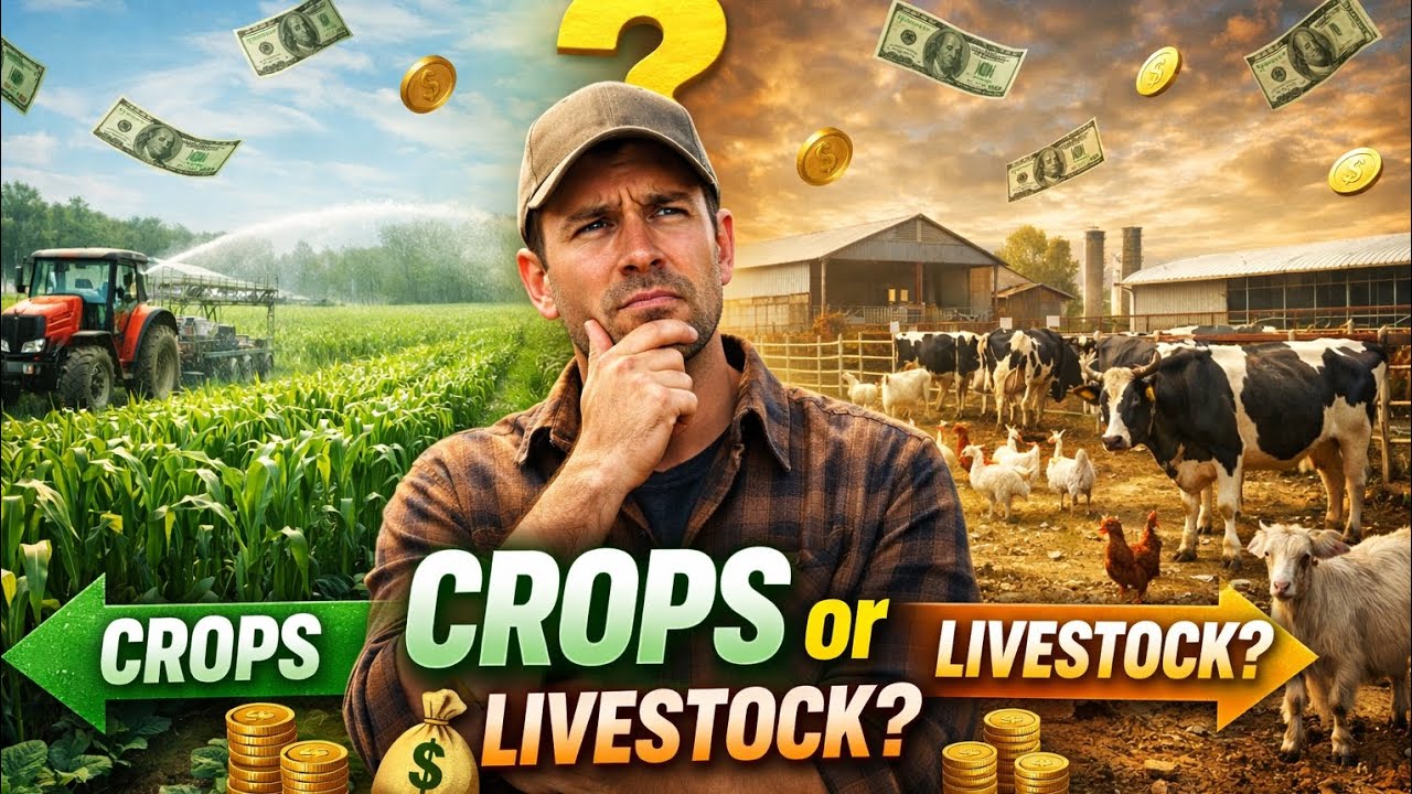 Where should i invest: crops or livestock?
