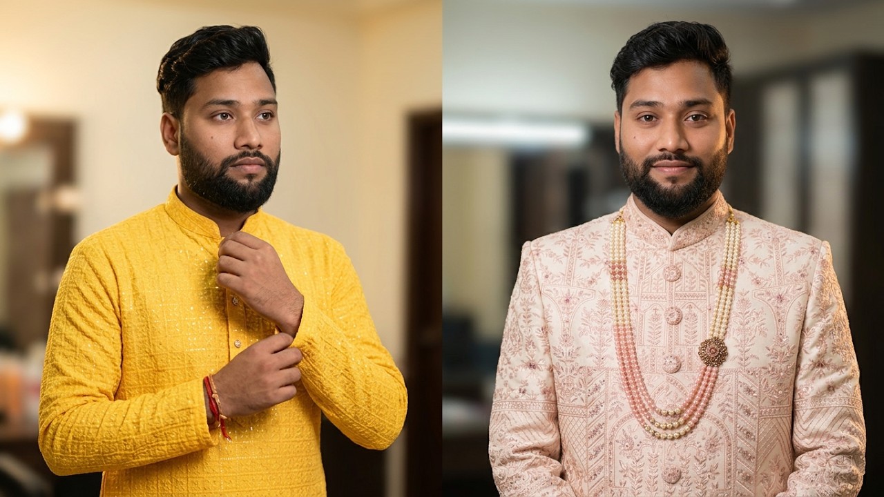 Wedding Groom Ready Shoot | Royal Digital Studio