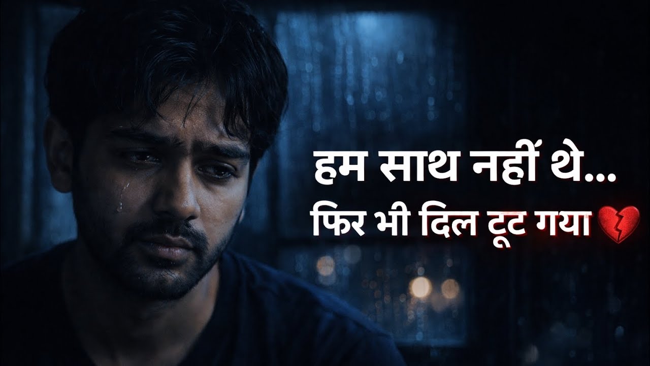 हम साथ नहीं थे… फिर भी दिल टूट गया💔|heartbreak love story song|sad romantic song|#song#sadsong#music
