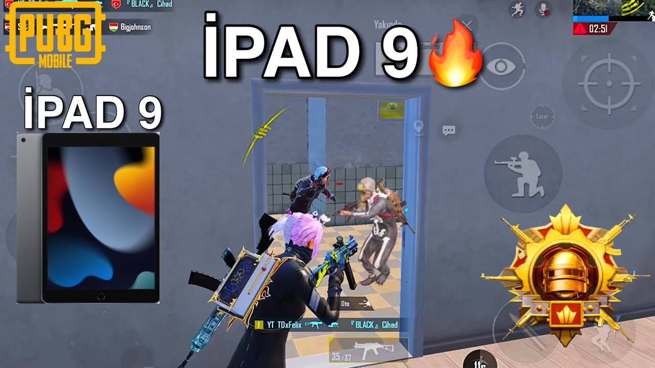 İPAD 9 PUBG TEST Smooth +Extreme 🔥|Facing Aggressive Pro Squads 😱