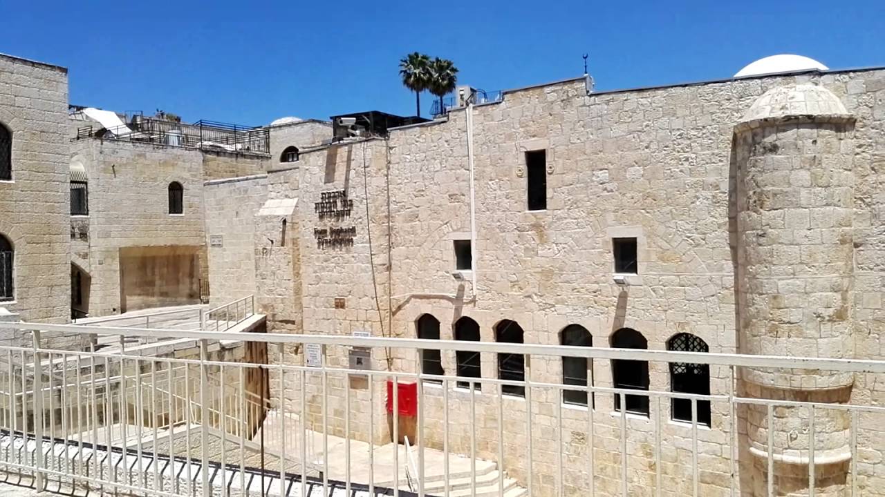 The story of the four Sephardic synagogues in the Jewish Quarter, Jerusalem, Israel