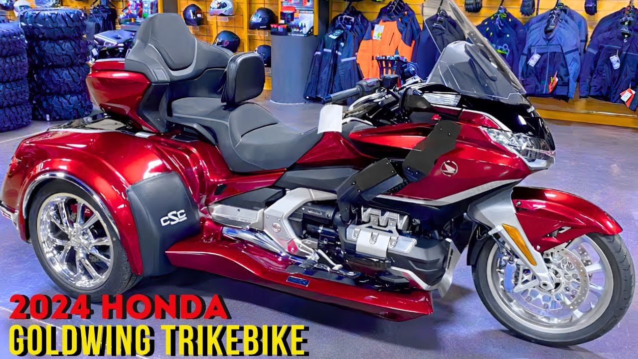 All New 2024 Honda Goldwing Trike Bike Best King of Comfortable Touring
