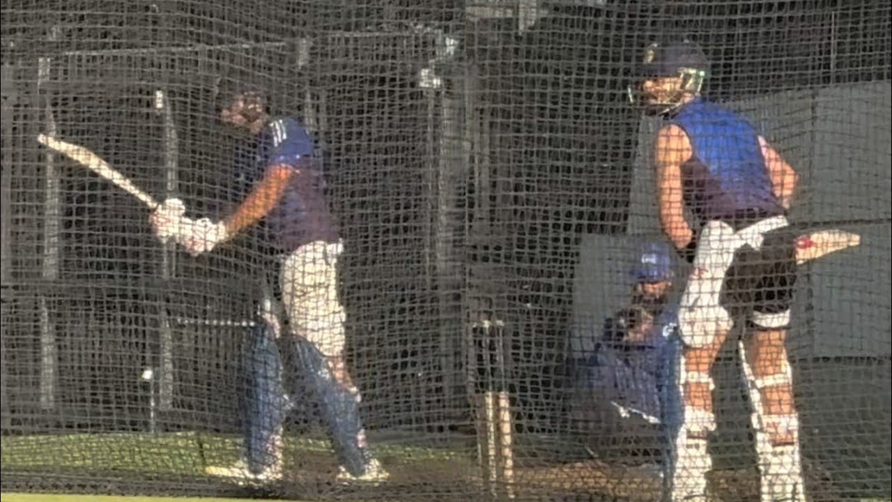 Rohit–Virat Batting Together in Nets