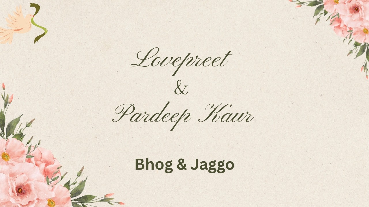 🔴Live Wedding Day | Lovepreet & Pardeep Kaur | NF Creator | 87280-99930
