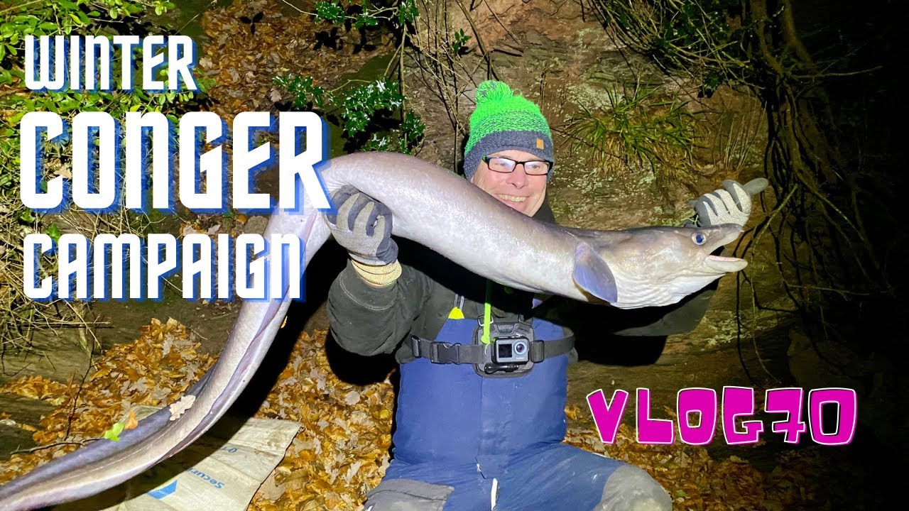 Sea Fishing Uk | Winter Conger Eel Fishing Campaign Part 3 | The Battle! | Vlog#70