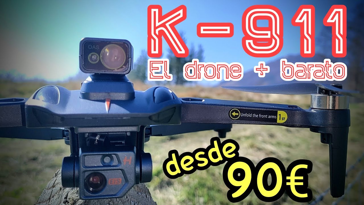 K911: PRUEBA DEL DRONE MÁS BARATO (AL MENOS ENTRE LOS BRUSHLESS, POR 94€)