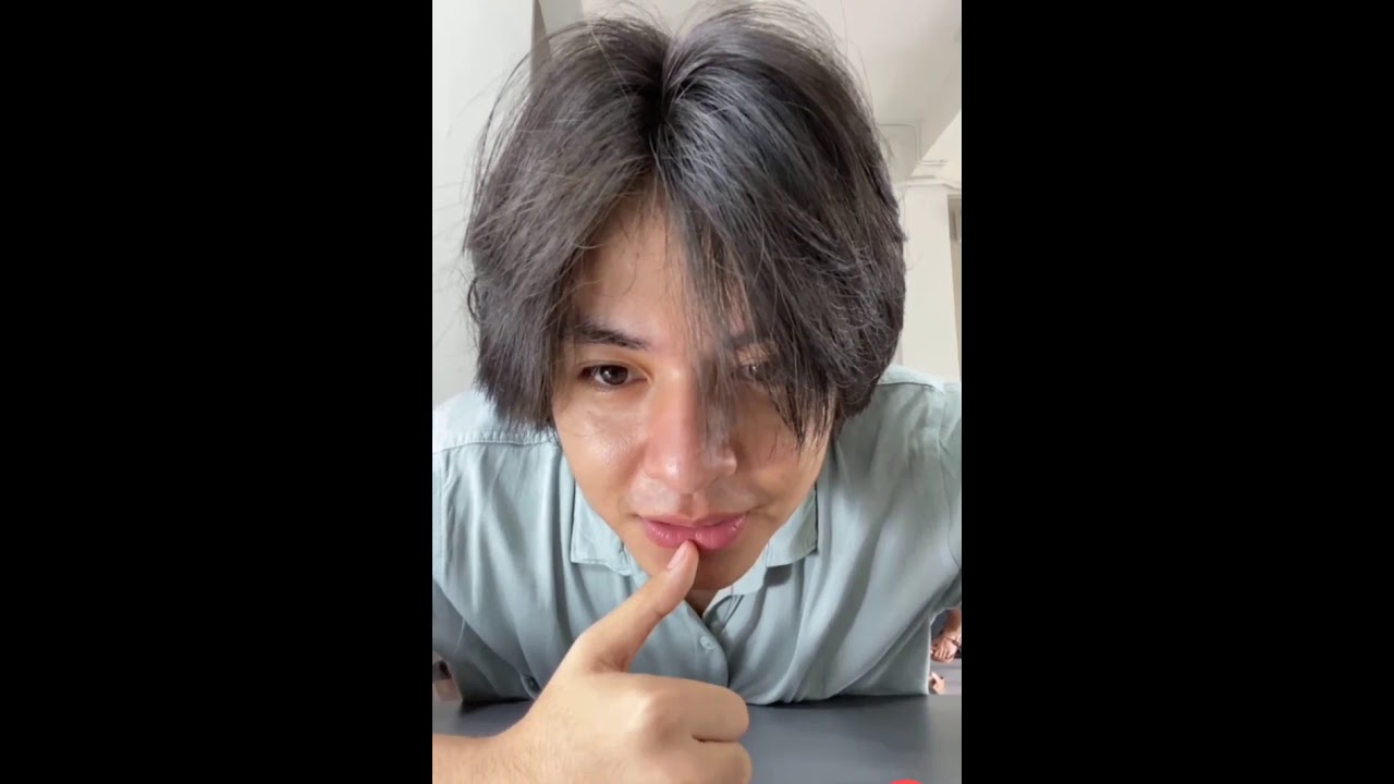 Angga Yunanda Live sebelum photoshoot
