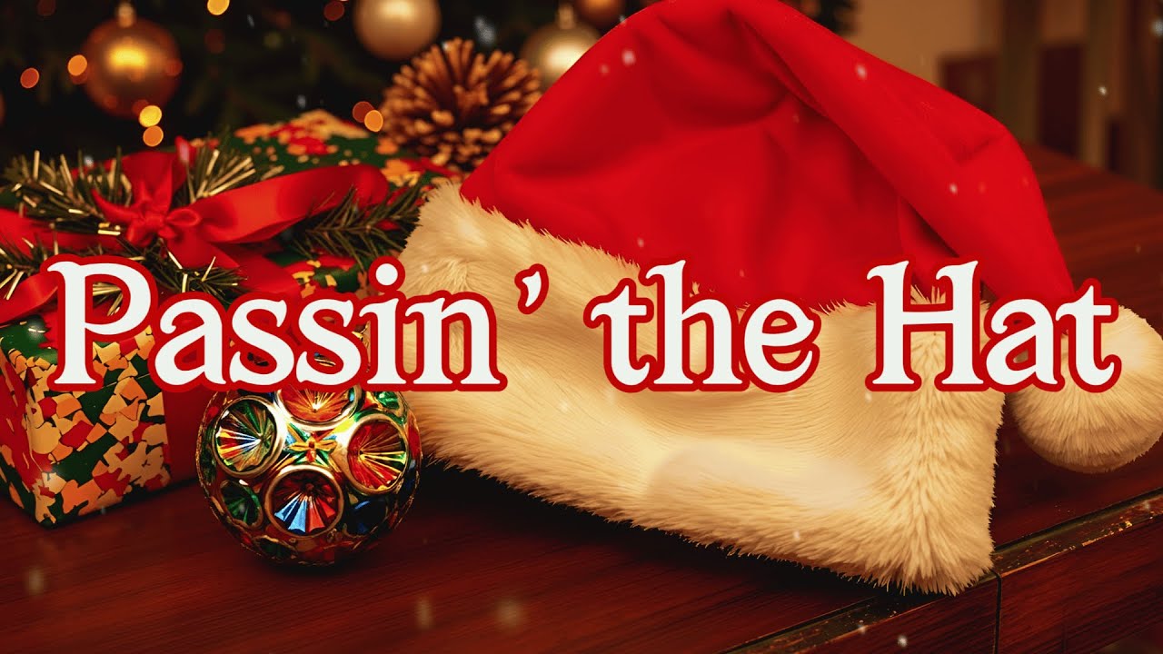 Passin' the Hat - Lyrics Video | Digitally Made Country Christmas Music #countrymusic #aimusic