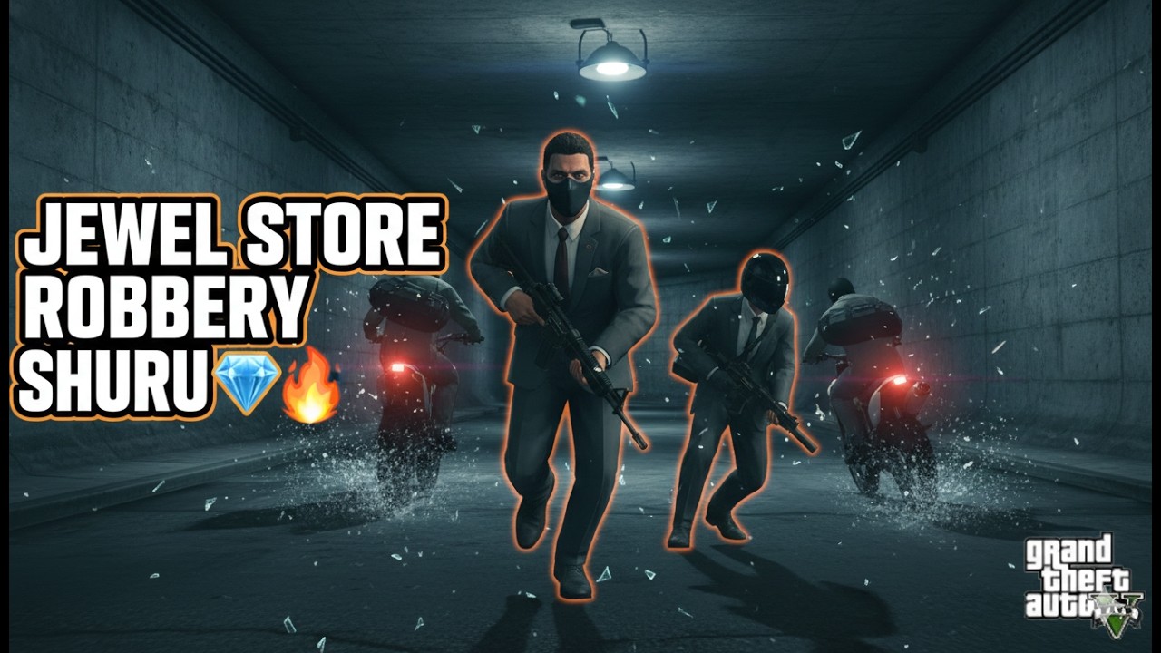 GTA V PART 11 | THE JEWEL STORE JOB मिशन 💎🔥