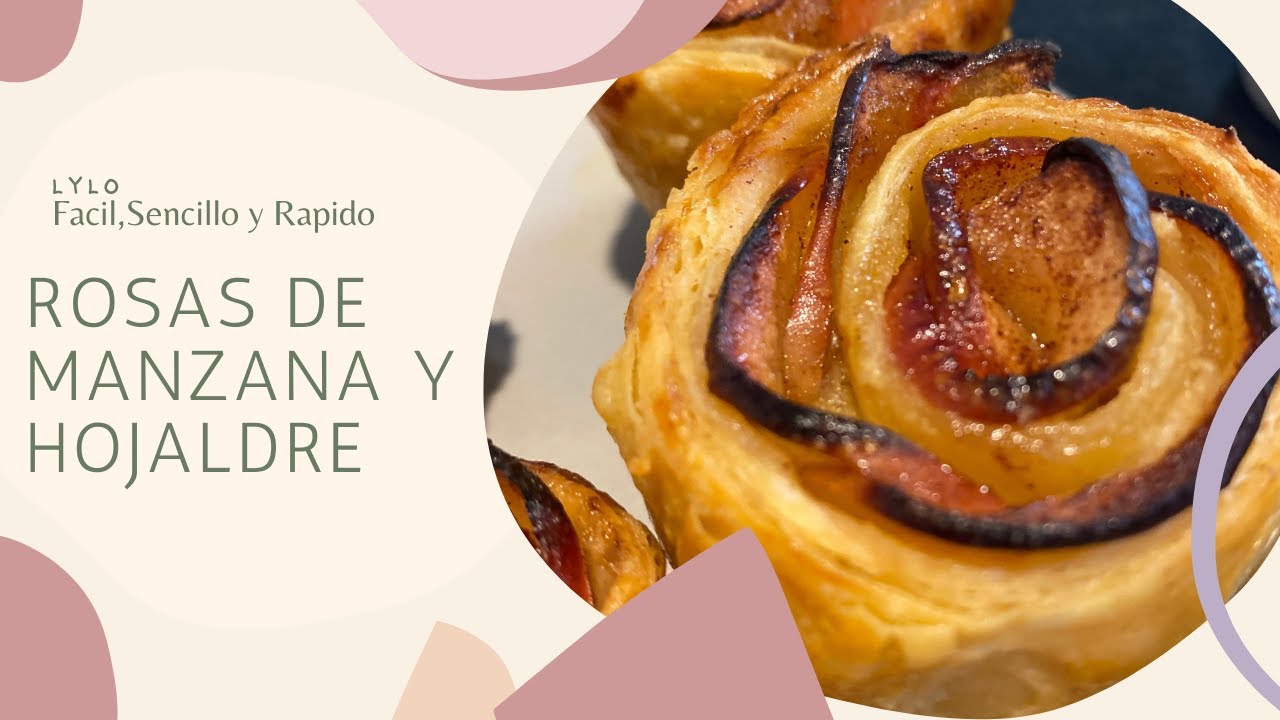 Rosas de Manzana y Hojaldre - Lylo Fa