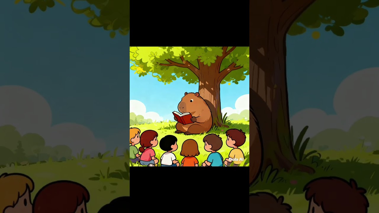 Canciones infantiles #musica #cancionesinfantiles #capibara 