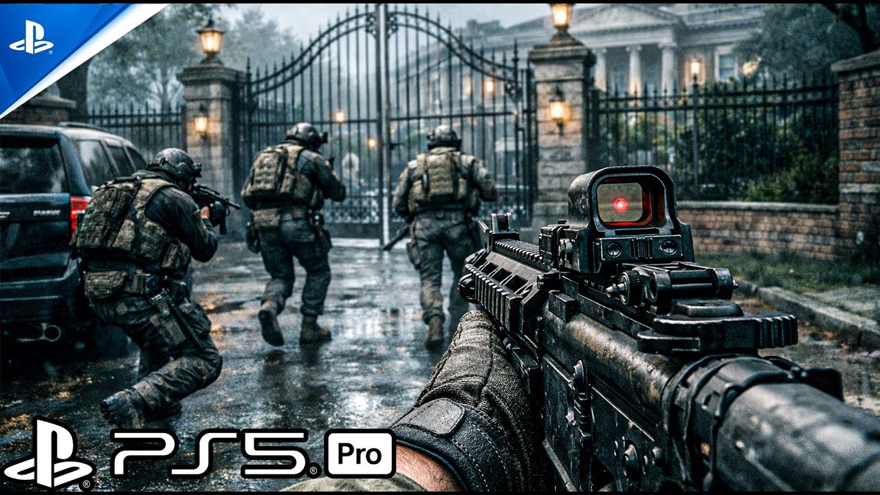 Проникновение в особняк Баркова (PS5): реалистичная графика ULTRA, геймплей [4K 60 FPS] Call of Duty