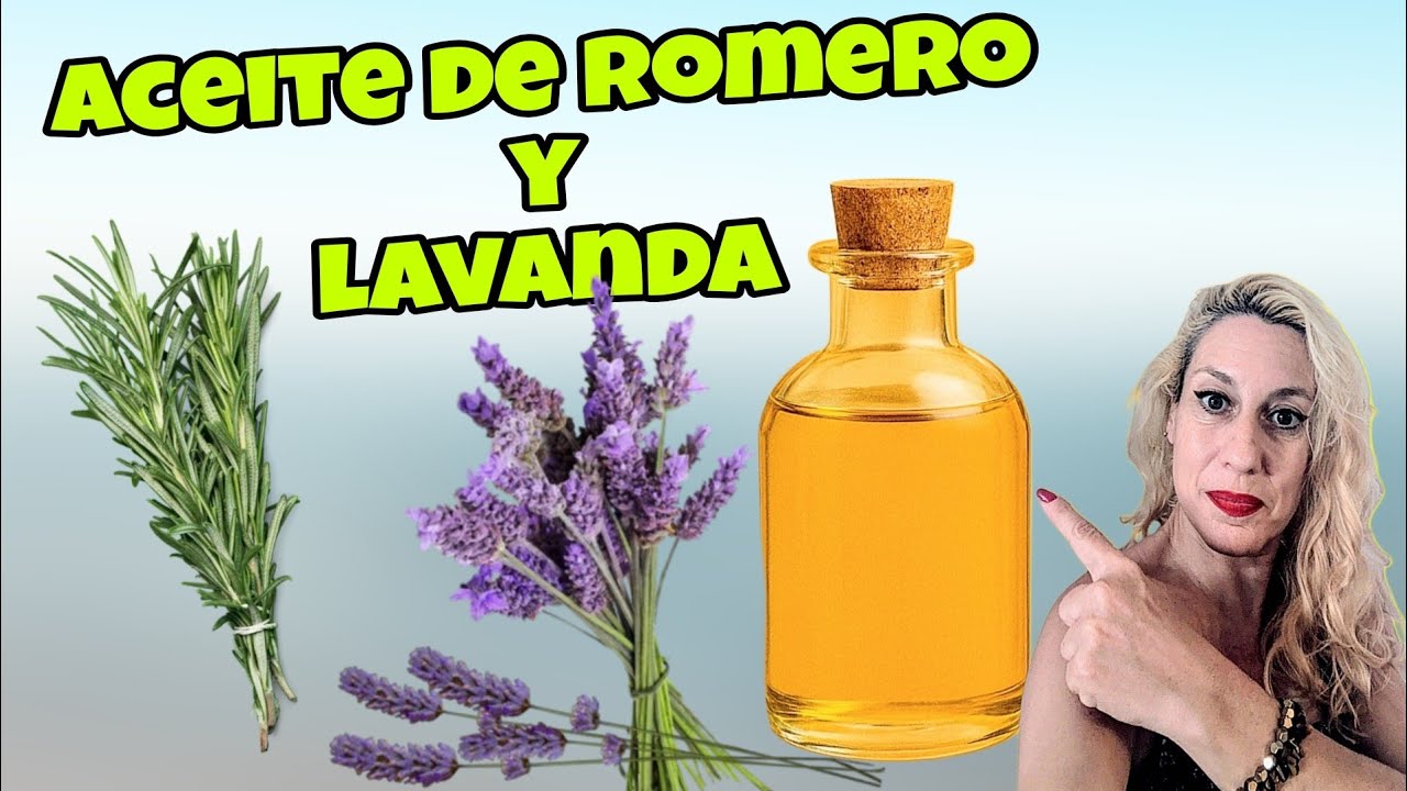 Cómo hacer ACEITE de LAVANDA y ROMERO fácil con mil BENEFICIOS 