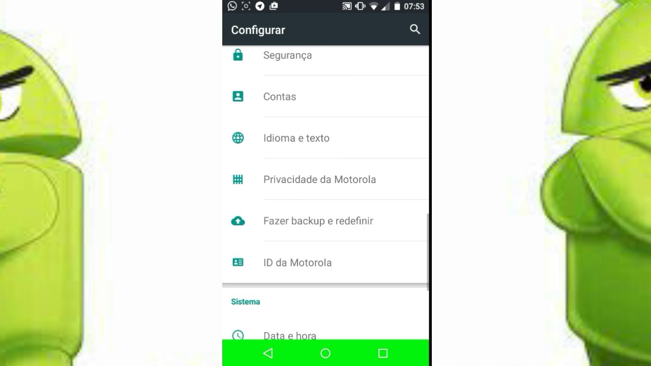 Exibindo toque na tela do celular Android