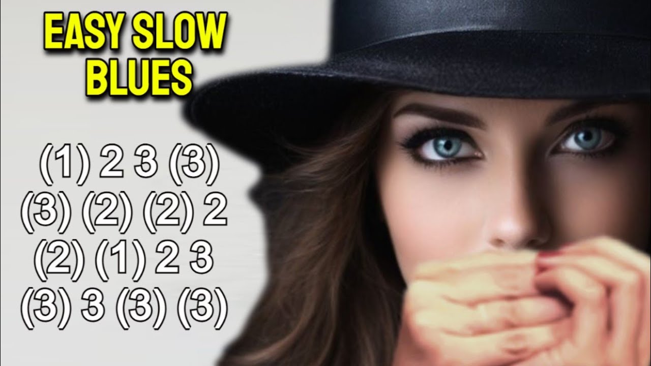 EASY SLOW BLUES HARMONICA ( C DIATONIC ), ARM&Oacute;NICA C, TABS, BLUES HARP C, GAITA BOCA C, MUNDHARMONIK