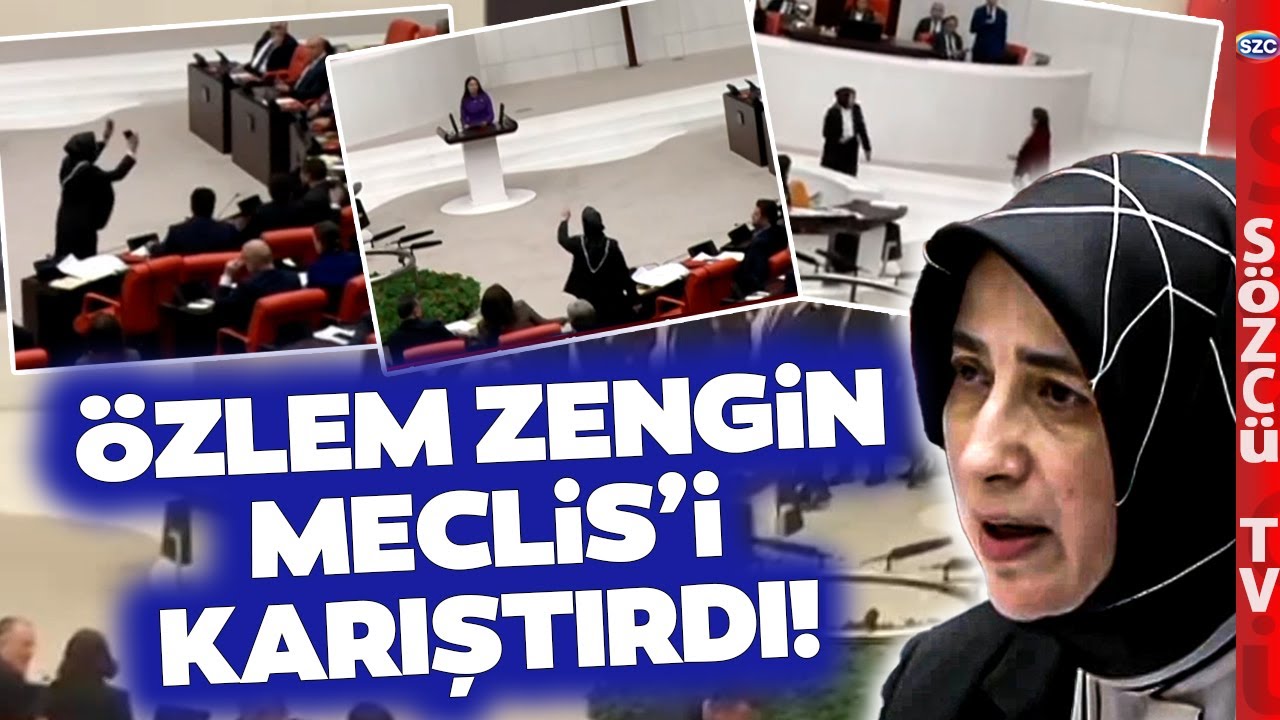 Özlem Zengin Meclis'i Birbirine Kattı! Kürsüye Yürüdü Yaptığı El Kol Hareketleri Olay Oldu
