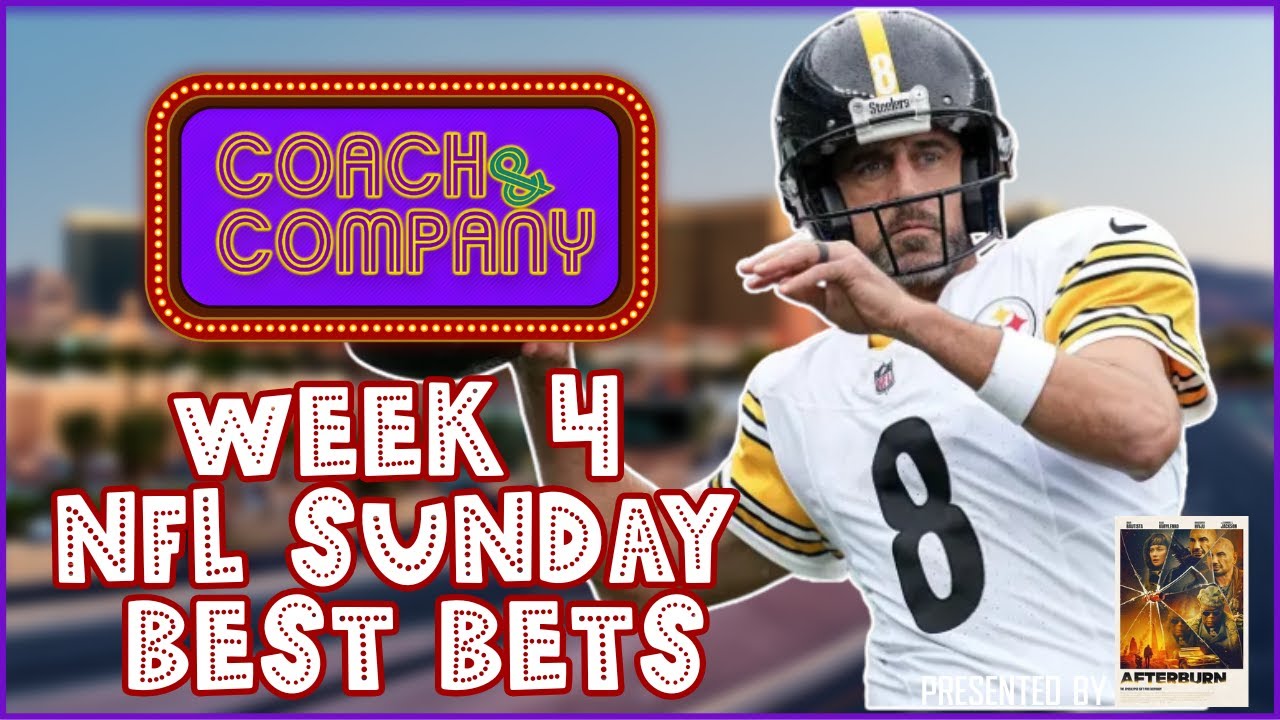 NFL Sunday Week 4 - Vikings / Steelers Live betting! | Coach and Company | September 28