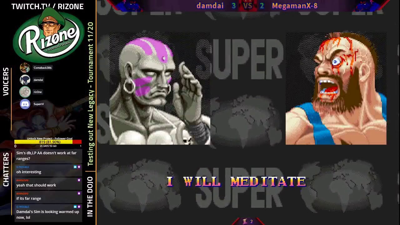 Damdai [Dhalsim] vs. MegamanX [Zangief/O.Zangief] - FT5 - SSF2T: NL v0.4 Beta Playtesting