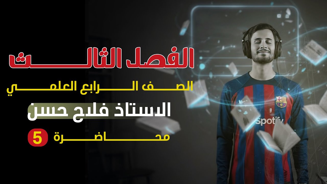 فيزياء الرابع العلمي | الفصل الثالث | محاضرة (5) تصوير 2026.  مراجعة الفصل الثالث 