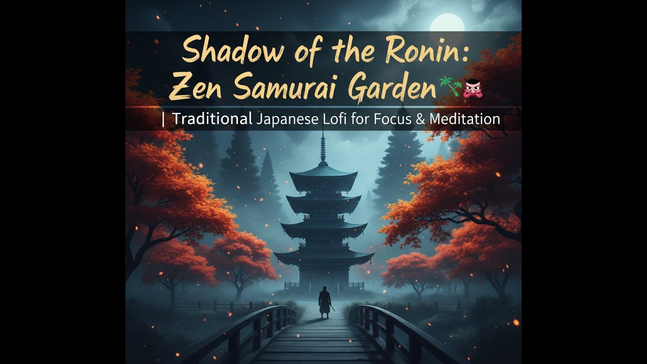 Shadow of the Ronin: Zen Samurai Garden 🎋👺 | Traditional Japanese Lofi for Focus & Meditation