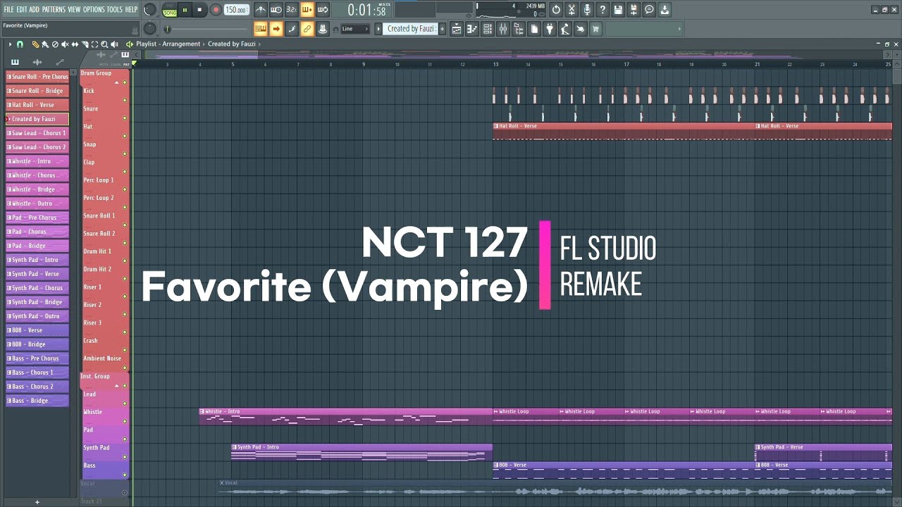NCT 127 - 'Favorite (Vampire)'| Instrumental