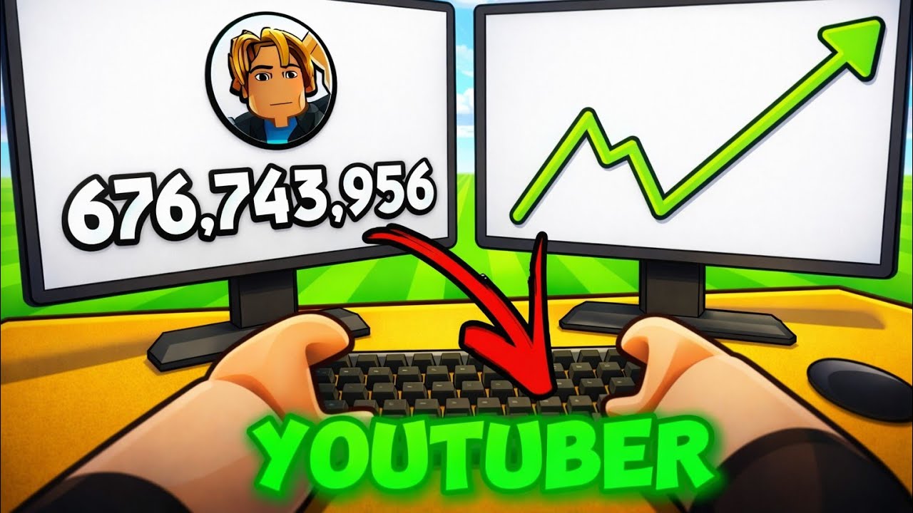 Become a MILLIONAIRE YOUTUBER in ROBLOX..!! 🔥