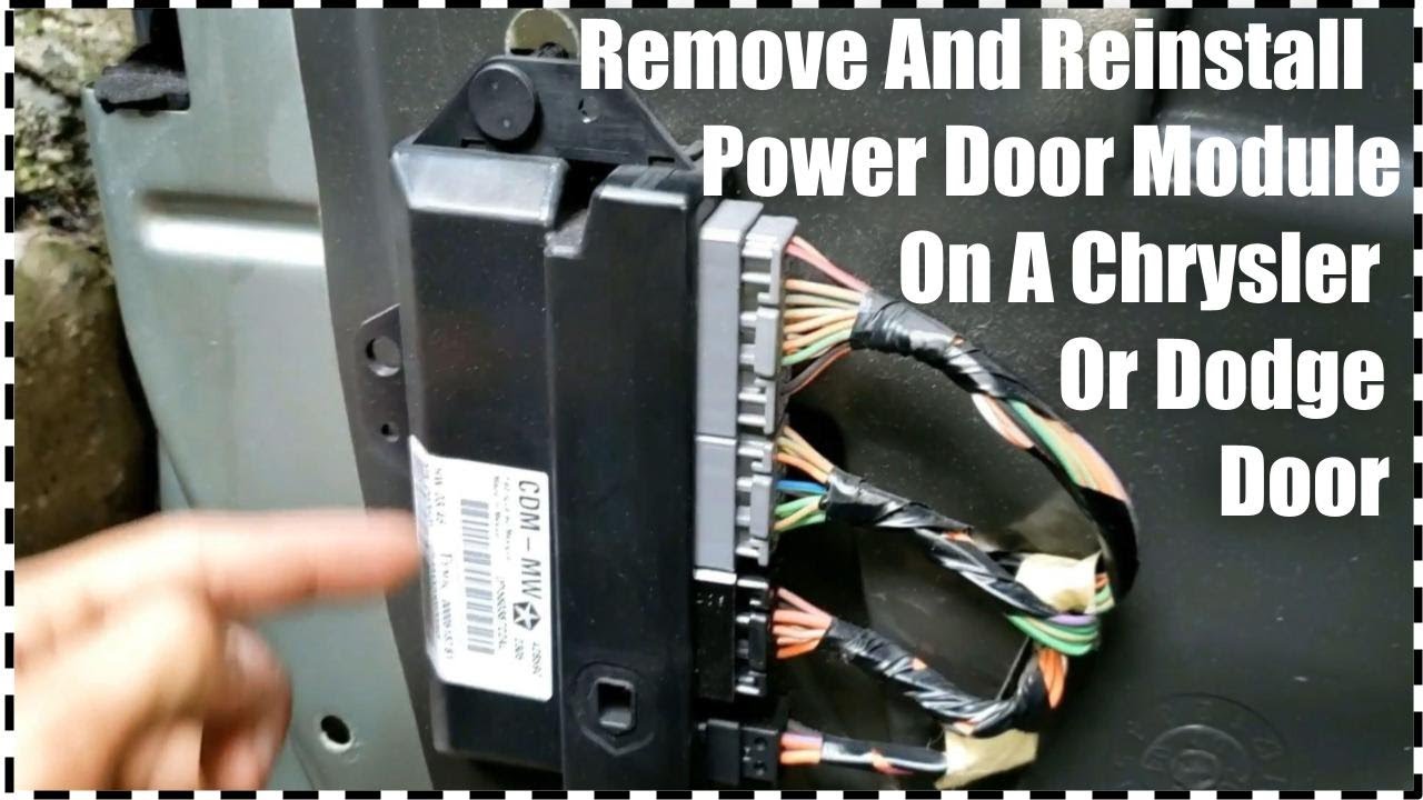 How To Remove A Door Control Module On A Chrysler 300 Or Dodge Magnum