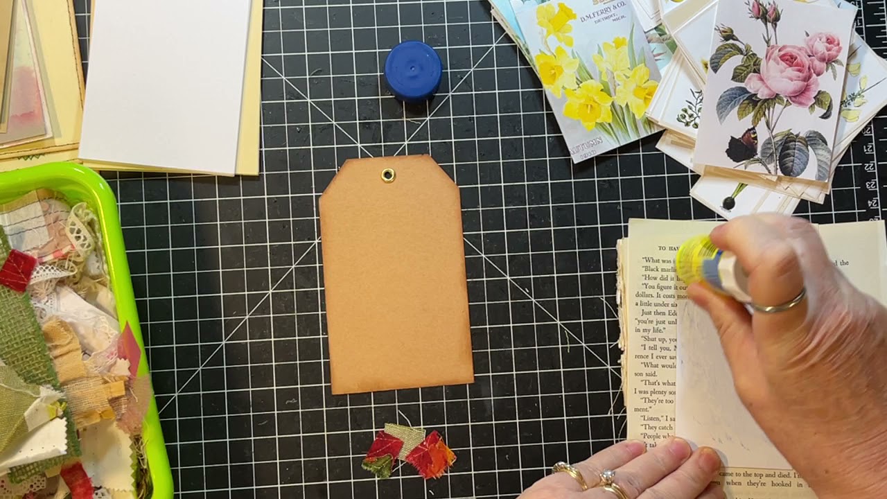 #roxysweeklychallenge | Tutorial | Botanical Sample Tags | Week 32
