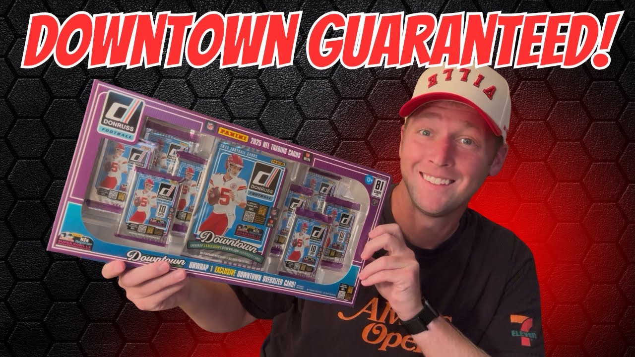 Футбольная коробка Donruss Costco 2025! Центр города в каждой коробке!