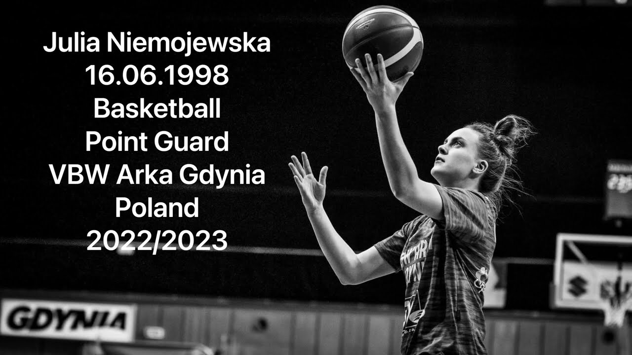 Julia Niemojewska Basketball Point Guard Highlights VBW Arka Gdynia Poland 2022/2023