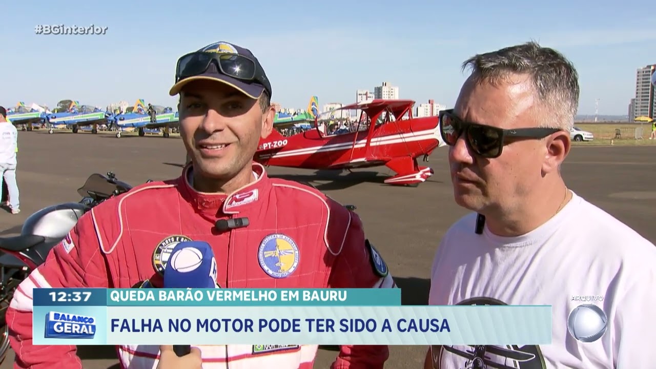 Queda barão vermelho em Bauru: falha no motor pode ter sido a causa